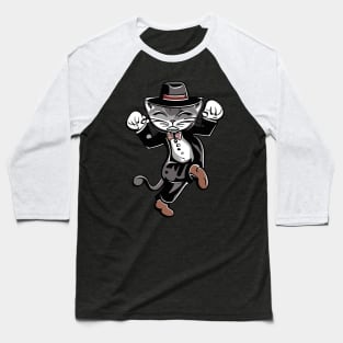 Funny boogie woogie cat Baseball T-Shirt